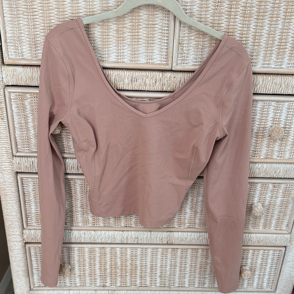 lululemon athletica align Mauve Long Sleeve Top